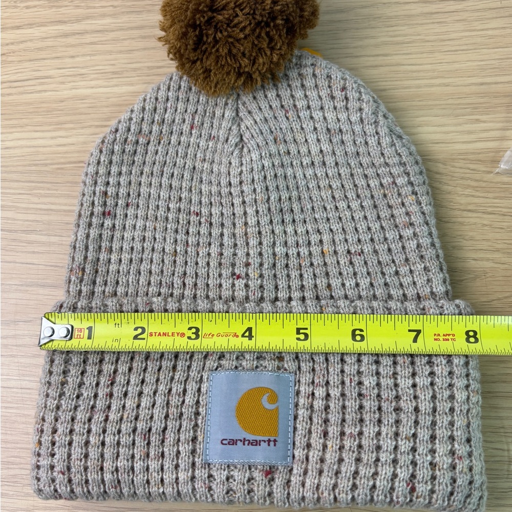Carhartt Women's Pom-Pom Knit Beanie NWT - Picture 6 of 6